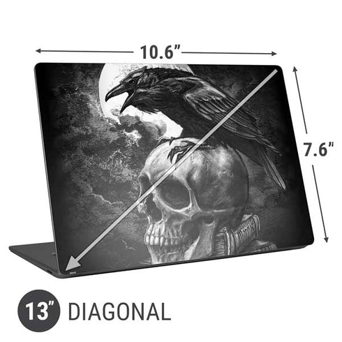 Alchemy Carta Poe's Raven Universal Laptop 13in (10.6 x 7.6in) Skin